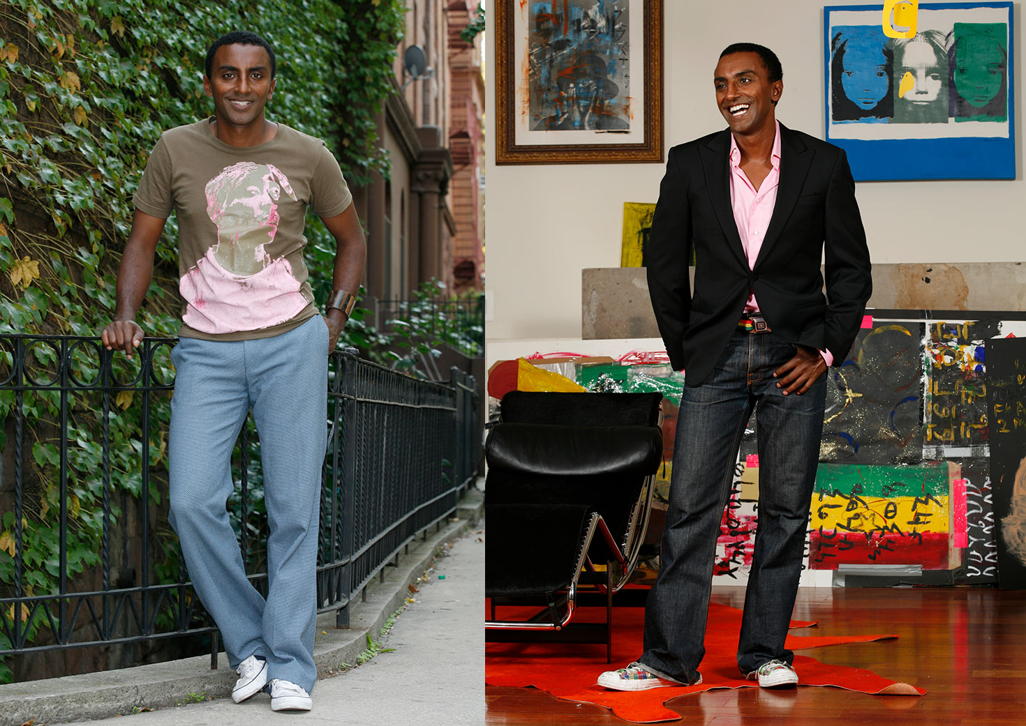 Chef Marcus Samuelsson by  Photographer Eric Hason for the New York Times